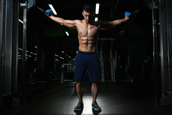 Photo by Valery Sysoev man exercising inside dim room